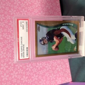 🏈🏈Topps Chrome 1998 Brian Griese Graded #133 Mint 9